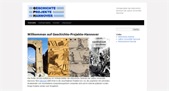 Desktop Screenshot of geschichte-projekte-hannover.de